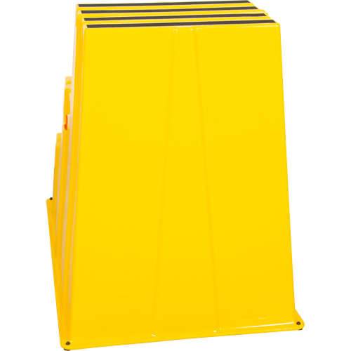 Escabeau industriel, 3 marches, 34-13/16" x 22-7/16" x Hauteur 28-1/2" Cintas