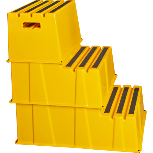 Escabeau industriel, 20-7/8" x 12-3/16" x Hauteur 12" Cintas