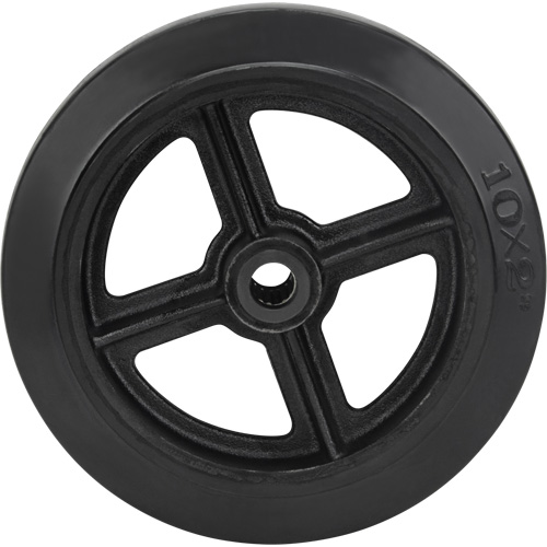 Roue en caoutchouc moul&eacute;, 10" (254 mm) dia. x 2" (50,8 mm) la, Capacit&eacute; de 948 lb (430 kg) Cintas