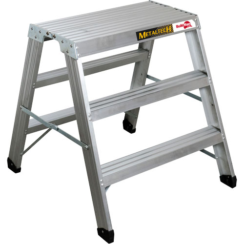Portable Work-Stand Saw Horse, Aluminum Frame, 12-1/4" D x 36" H Cintas