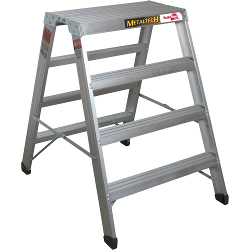 Portable Work-Stand Saw Horse, Aluminum Frame, 12-1/4" D x 48" H Cintas