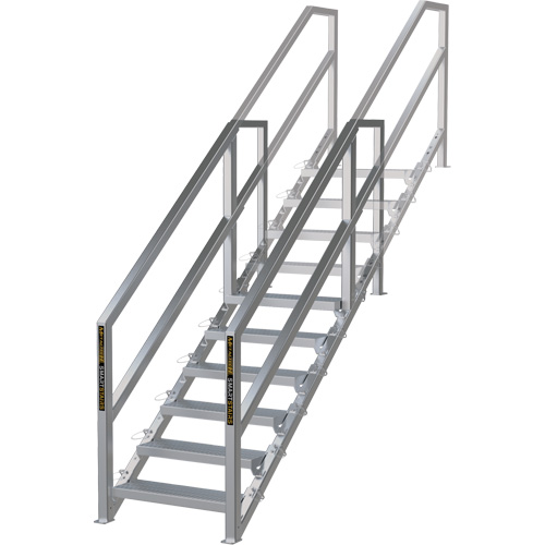 Syst&egrave;me d'escalier modulaire pour la construction de 6-10 marches SmartStairs, 75" ha Cintas