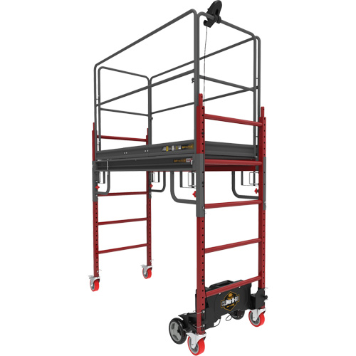 Complete Motorized Buildman 6' Baker Scaffold Kit, 31" D x 118-3/4" H Cintas