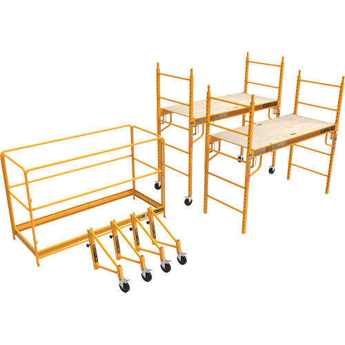Trousse compl&egrave;te de tour d'&eacute;chafaudage pour cloison s&egrave;che de 12', 58-1/2" p x 183" h Cintas