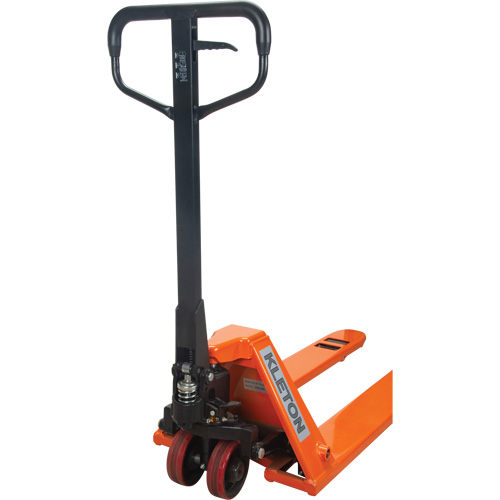 Transpalettes hydrauliques &agrave; profil bas, 48" lo x 20,5" la, Capacit&eacute; de 3300 lb Cintas