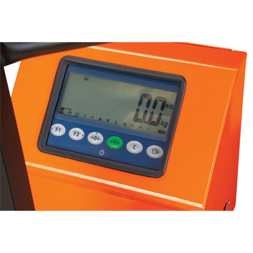 Transpalette &agrave; balance num&eacute;rique, 44,5" lo x 27,75" la, Capacit&eacute; de 4400 lb Cintas