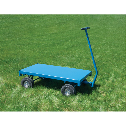 Chariot de ramassage &agrave; plateforme pour l'ext&eacute;rieur, 30" la x 60" la x Capacit&eacute; 1000 lb Cintas