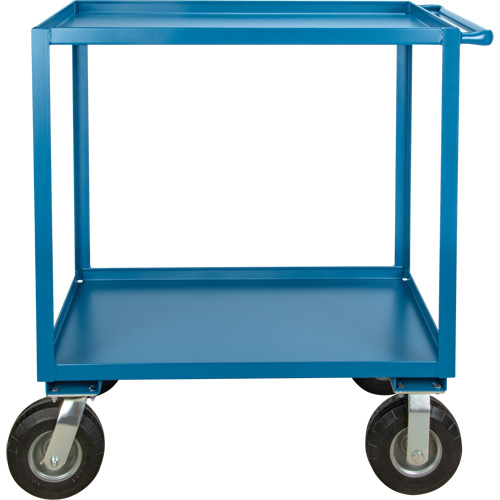 Outdoor Shelf Cart, 2 Tiers, 24" W x 39" H x 39" D, 1200 lbs. Capacity Cintas