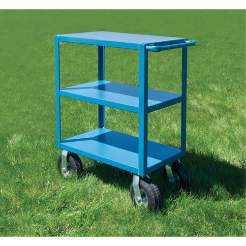 Outdoor Shelf Cart, 3 Tiers, 18" W x 39" H x 33" D, 1200 lbs. Capacity Cintas