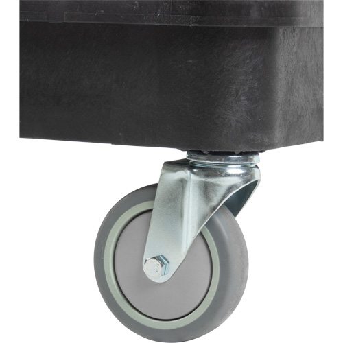 Chariot utilitaire avec tablette &agrave; bordure profonde, 3 tiers, 19" x 39-1/2" x 28-1/4", Capacit&eacute; 330 lb Cintas