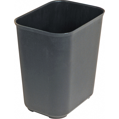 Fire Resistant Wastebasket, 14 Quarts, Fiberglass Cintas