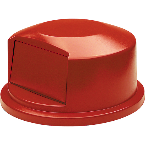 Round Brute&reg; Tops, Dome Lid, Plastic/Polyethylene, Fits Container Size: 24" Dia. Cintas