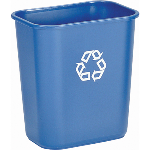 Recycling Container , Deskside, Plastic, 28-1/8 US Qt. Cintas