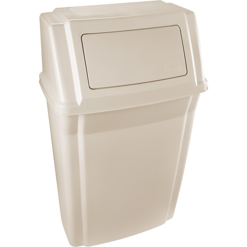 Contenants Slim Jim profil&eacute;s, Couvercle &agrave; battant, Plastique, Convient aux contenants 19-1/2" x 12" Cintas