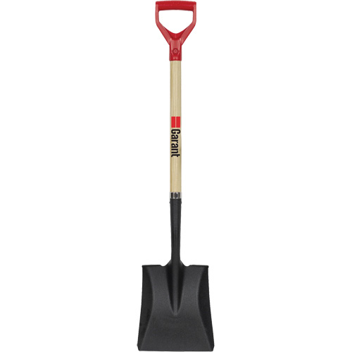 Pelle carr&eacute;e, Bois, Lame Acier durci, Manche en Prise en D, Longueur 43-1/2" Cintas