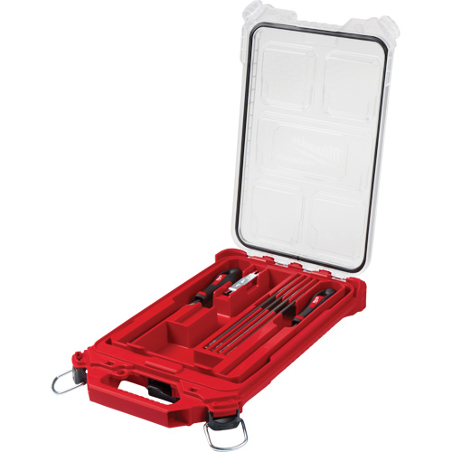 Ensemble pour affûtage de chaîne de scie de 9 morceaux, avec organisateur PACKOUT compact et &agrave; profil bas, 6 pi&egrave;ces Cintas