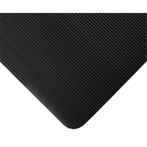 Standard Mat No.381, Ergonomic, 4' x 105' x 1/8", Black Cintas