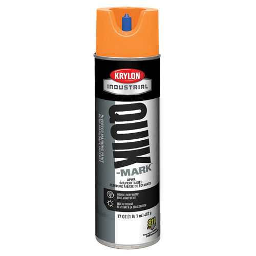 Peinture de marquage industrielle invers&eacute;e &agrave; base de solvant Quik-Mark, 17 oz, Canette a&eacute;rosol Cintas