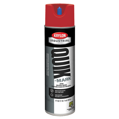 Peinture de marquage industrielle invers&eacute;e &agrave; base de solvant Quik-Mark, 17 oz, Canette a&eacute;rosol Cintas