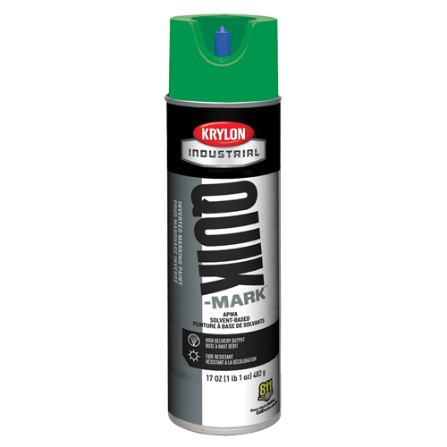 Peinture de marquage industrielle invers&eacute;e &agrave; base de solvant Quik-Mark, 17 oz, Canette a&eacute;rosol Cintas