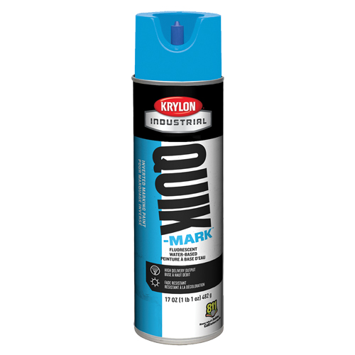Peinture de marquage industrielle invers&eacute;e &agrave; base d'eau Quik-Mark, 17 oz, Canette a&eacute;rosol Cintas