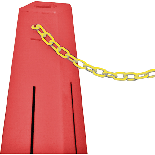 Traffic Cones - Accessories, Yellow, 2" Link, 20' Length Cintas