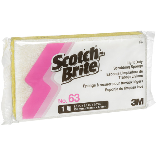 &eacute;ponge &agrave; r&eacute;curer pour les petits travaux Scotch-Brite, Cellulose/&agrave; r&eacute;curer, 3-1/2" la x 6" l Cintas