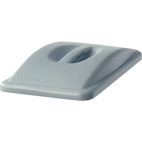 Dessus &agrave; poign&eacute;e Slim Jim, Couvercle plat, Plastique, Convient aux contenants 20-3/8" x 11-5/16" Cintas