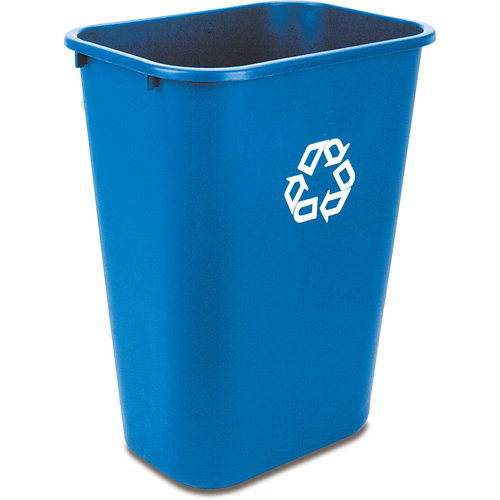 Contenant de recyclage, De bureau, Plastique, 41-1/4 pintes US Cintas
