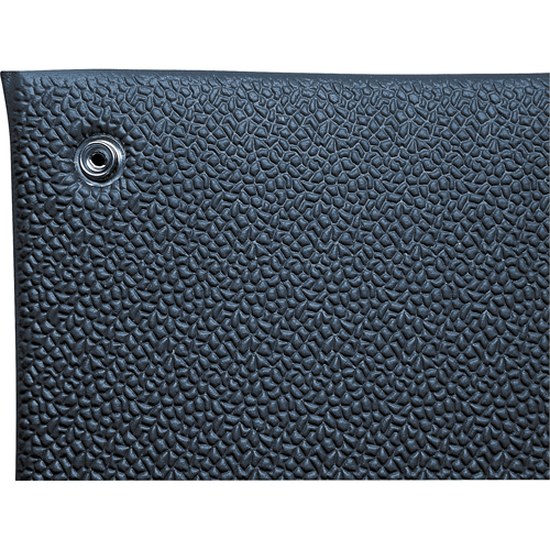 Tapis Comfort-King antistatique, 4' la x 60' lo x 3/8" &eacute;p, Rugueux, Bleu Cintas