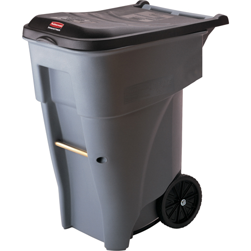 Brute&reg; Roll Out Containers, Polyethylene, 65 US gal. Cintas