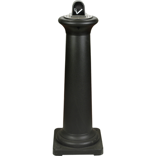 Groundskeeper Tuscan Cigarette Waste Collector, Free-Standing, Metal, 1 US gal. Capacity, 38-1/2" Height Cintas