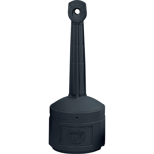 Smokers Cease-Fire&reg; Cigarette Butt Receptacle, Free-Standing, Plastic, 4 US gal. Capacity, 38-1/2" Height Cintas