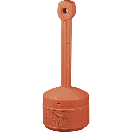 Smokers Cease-Fire&reg; Cigarette Butt Receptacle, Free-Standing, Plastic, 1 US gal. Capacity, 30" Height Cintas