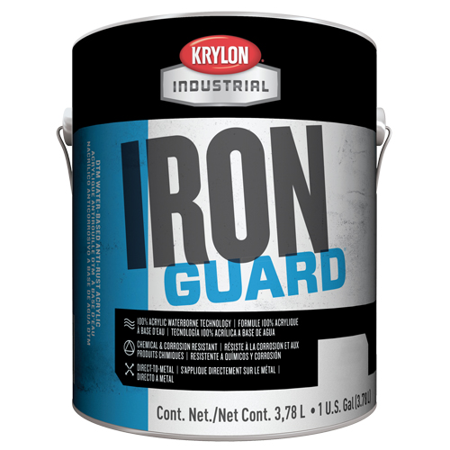 Industrial Iron Guard&reg; Water-Based Enamel, Gallon, Black Cintas