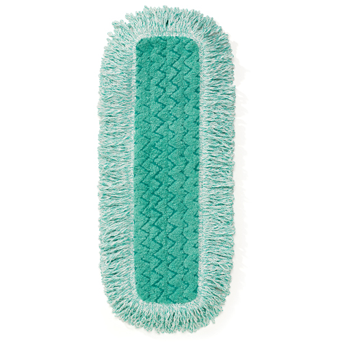 Tampons &agrave; &eacute;pousseter Hygen avec frange, Style Boucles et crochets, Microfibre, 18" lo x 6" la Cintas