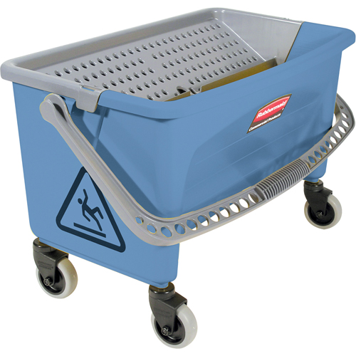 Microfibre Finishing Bucket, 10.75 US Gal. (43 qt.) Capacity, Blue Cintas