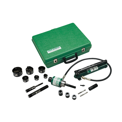 Hydraulic Knockout Kit with Hand Pump and Slug-Buster&reg; Punches Cintas