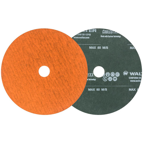 Coolcut XX Sanding Disc, Aluminum Oxide/Ceramic, 24, 5" Dia x 7/8" Arbor Cintas