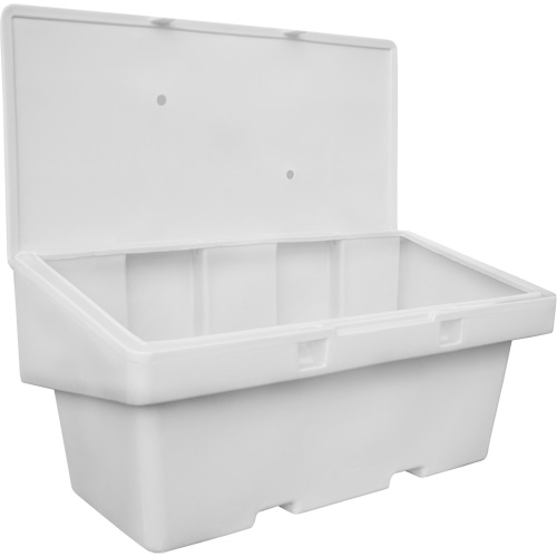 Contenants pour sel & sable SOS, Avec Moraillon, 72" x 36" x 36", 36 pi³, Gris Cintas