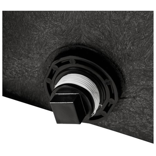 R&eacute;servoir de stockage, 39" p x 58" la x 25" h, Capacit&eacute; 1200 lb, Noir Cintas