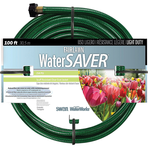 Fairlawn Watersaver Light Duty Garden Hoses, Nylon, 1/2" dia. x 100' Cintas