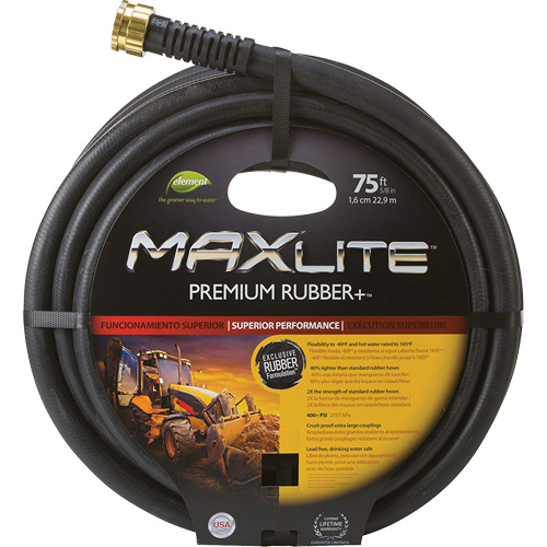 Commercial Duty Hoses, Rubber, 5/8" dia. x 75' Cintas