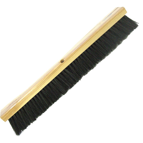 Heavy-Duty Shop Broom, 24", Coarse/Stiff, Tampico/Wire Bristles Cintas