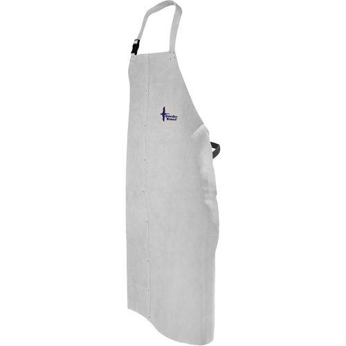 Tablier de soudage en cuir, Salopette, 52" lo, Gris perle Cintas