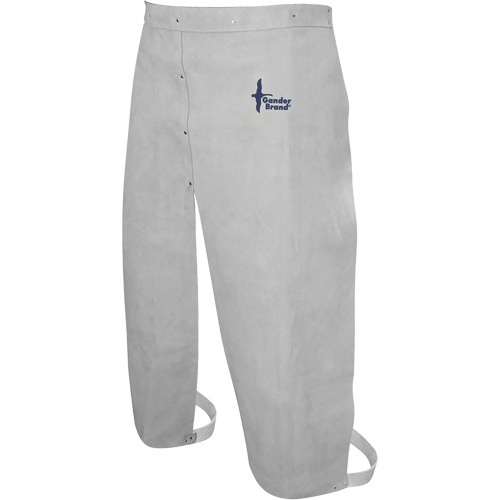 Tablier de soudage en cuir, Taille &agrave; jambes fendues, 32" lo, Gris perle Cintas