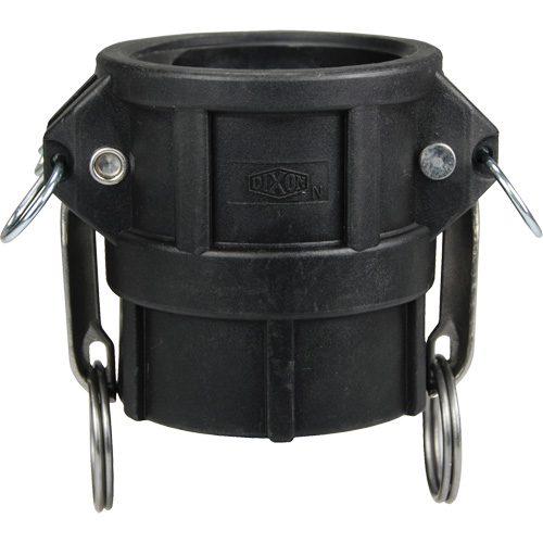 Coupleur &agrave; came et cannelure, Polypropyl&egrave;ne, Type D, 3", NPT femelle, 60 PSI Cintas