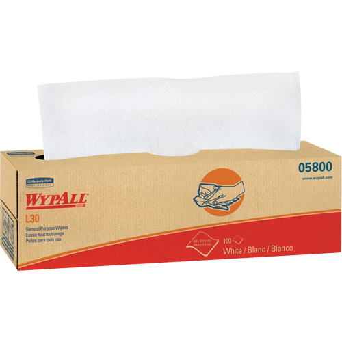Essuie-tout &agrave; usage g&eacute;n&eacute;ral L30 WypAll, Tout usage, 16-2/5" lo x 9-4/5" la Cintas