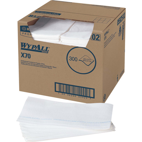 Essuie-tout X70 pour le service alimentaire, Sp&eacute;cialis&eacute;, 23-1/2" lo x 12-1/2" la Cintas