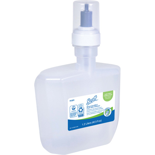 Nettoyant pour la peau certifi&eacute; &eacute;cologique Essential de Scott, Mousse, 1,2 L, Sans parfum Cintas